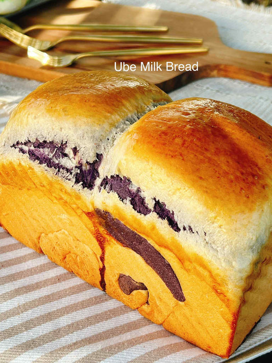 Japanese Milkbread Ube / Bánh Mì Bơ Sữa Khoai Lang Tím