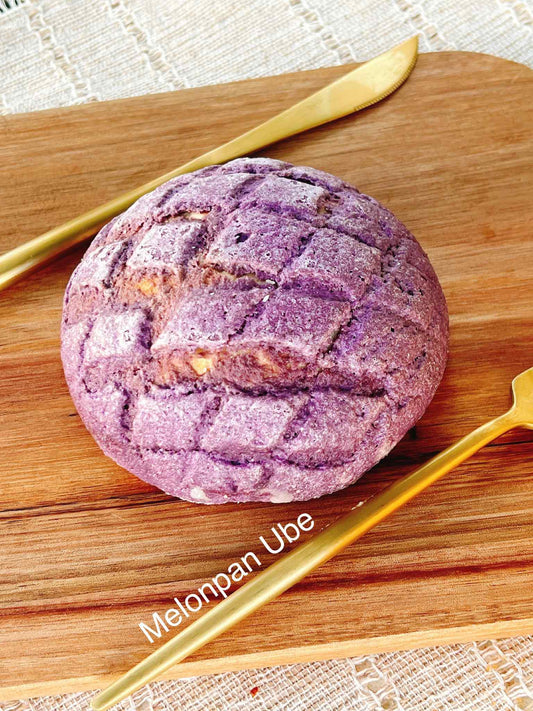 Melonpan Ube / Bánh Nhật Bản Khoai Lang Tím
